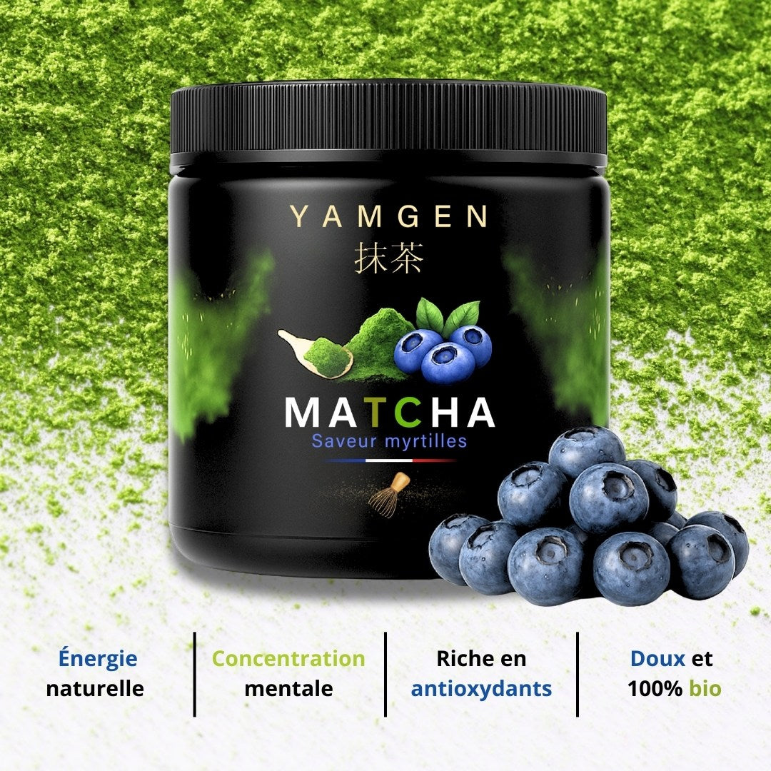 THÉ MATCHA MYRTILLE | Yamgen | 50g