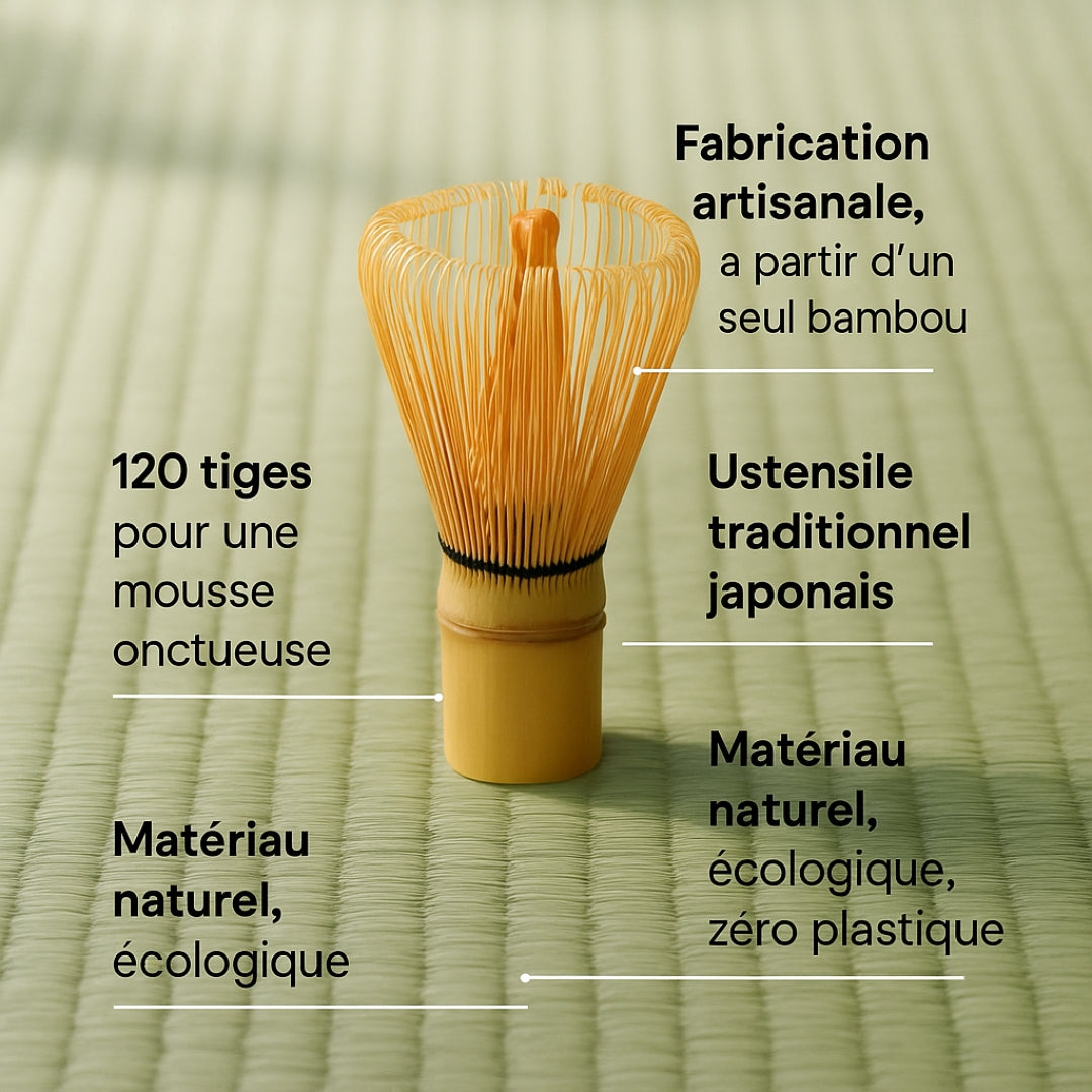 FOUET EN BAMBOU - CHASEN | Matcha Yamgen