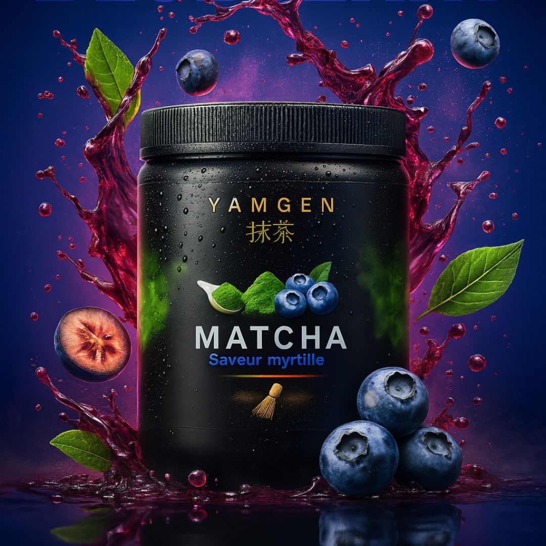THÉ MATCHA MYRTILLE | Yamgen | 50g