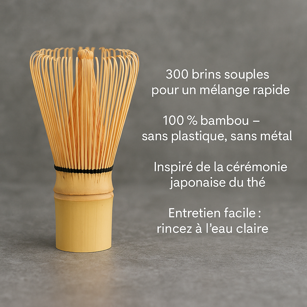 FOUET EN BAMBOU - CHASEN | Matcha Yamgen